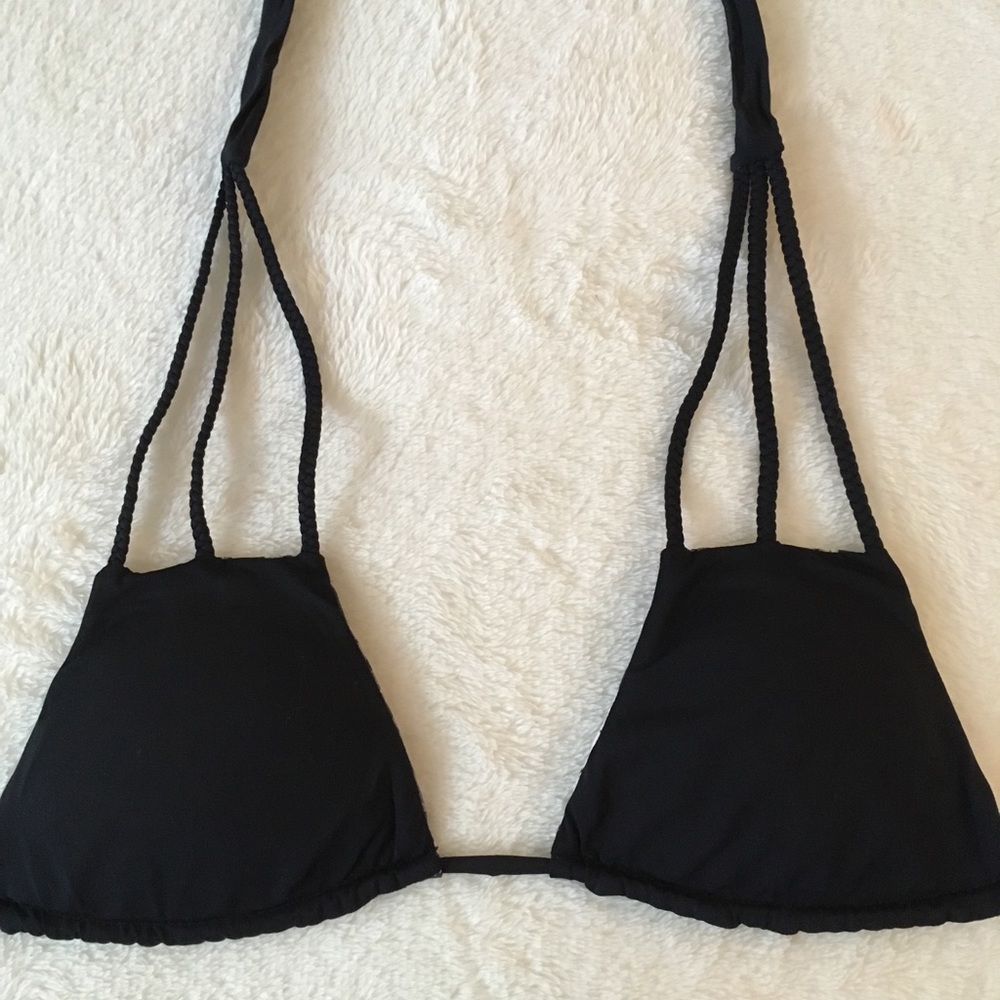 SAN LORENZO black bikini top size XS-S